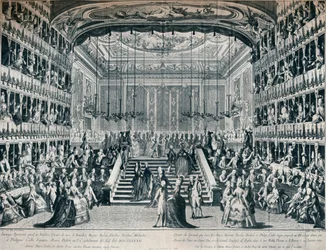 Ontvangst van de Groothertog en Hertogin van Rusland in het Theater van San Bendetto, 1902