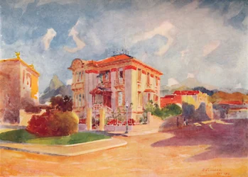 Residentie van H.E. Dr. Pedro de Toledo, ex-Minister van Landbouw, Avenida Beira Mar, 1914