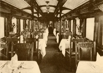 Restauratiewagen op een langeafstandstrein, Zuid-Afrikaanse Spoorwegen, 1930