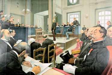 Herziening van Albert Dreyfus, Rennes, Frankrijk, 1899