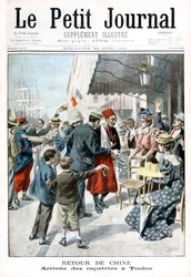 Terugkeer uit China, Aankomst van gerepatrieerden, Toulon, 1901