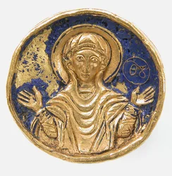 Ring met Emaille Bezel, Byzantijns, 19e of 20e eeuw 12e-13e eeuw stijl