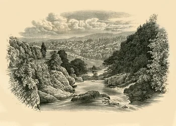 Rivierscène bij Pont-Y-Cyffing, c. 1890