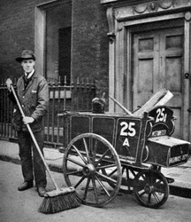 Straatveger, Londen, 1926-1927