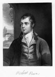 Robert Burns, Schotse dichter, late 18e eeuw