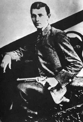 Robert Ford, de moordenaar van de vogelvrije Jesse James, ca. jaren 1880, 1954