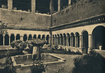 Roma - Kloosters van SS. Quattro Coronati op de Caeliaanse heuvel. Gebouwd in 1113, 1910