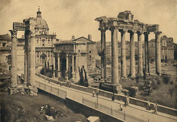 Roma - Romeins Forum, 1910