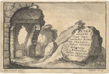Romeinse Ruïnes, tweede versie van titelpagina