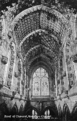 Dak van het koor, Rosslyn Chapel, Midlothian, Schotland, 20e eeuw