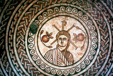 Rondel uit een Romeinse villa, St Mary, Dorset, 4e eeuw na Christus
