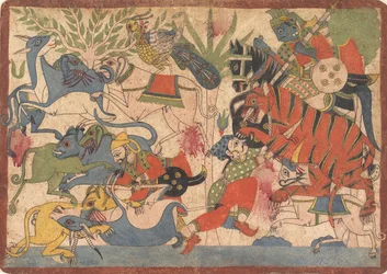 Koninklijke Jacht, folio uit een Mahabharata