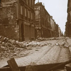 Rue Cérès, Reims, Noord-Frankrijk, ca. 1914-ca. 1918