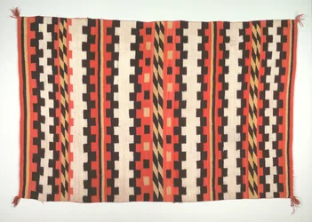 Kleed met bandstijl, ca. 1895-1910