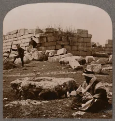 Ruïnes bij Machaerus, ca. 1900
