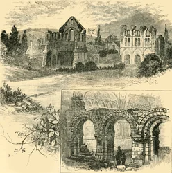 Ruïnes van Wenlock Priory, 1898