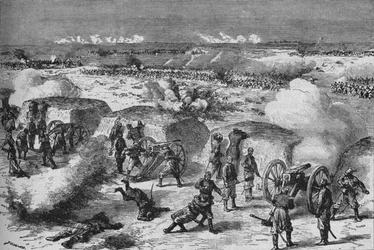 Russische aanval op een Turkse redoute, 1902