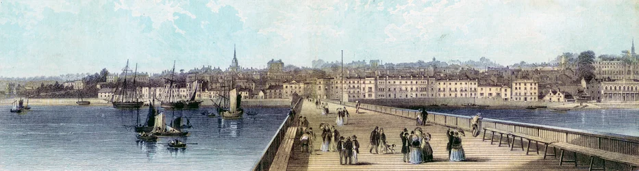 Ryde vanaf de pier, Isle of Wight