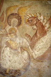 Saint-Savin abdij schilderij: Apocalyps, Saint-Savin-sur-Gartempe, Frankrijk
