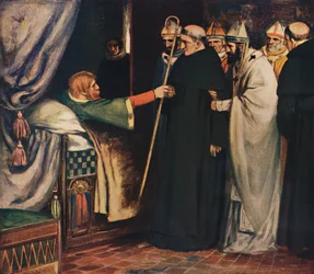 Sint Anselmus weigert het aartsbisdom, 1912
