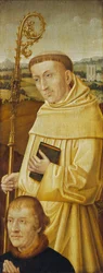 Sint Bernard met Donor [voorzijde]