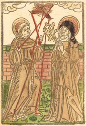 Sint Franciscus en Sint Clara, ca. 1480