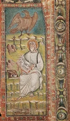 Sint Jan de Evangelist. Byzantijns mozaïek. 6e eeuw