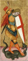 Sint-Michiel en de draak, 14e eeuw