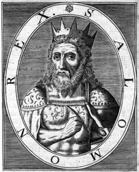 Salomon Rex. Portret van koning Salomo
