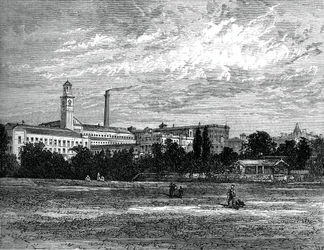 Saltaire fabrieken, ca. 1880