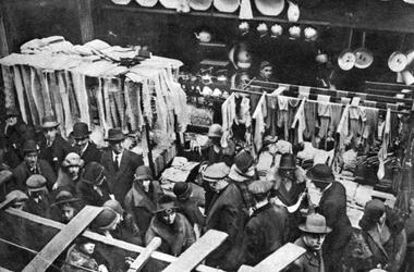 Zaterdag op Berwick Street Market, Soho, Londen, 1926-1927
