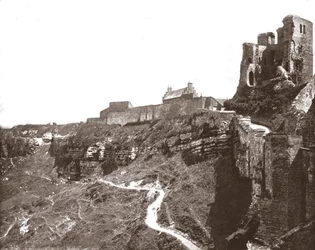Kasteel van Scarborough, Noord-Yorkshire, 1894