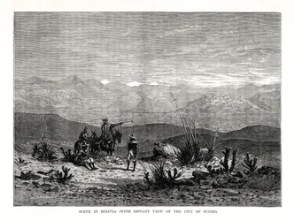 Scène in Bolivia, 1877
