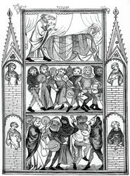 Scènes uit het Verhaal van Fauvel, 15e eeuw, 1870