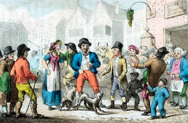 Verkoop van een vrouw aan de hoogste bieder