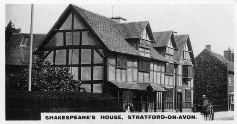 Shakespeares huis, Stratford-on-Avon, Warwickshire, ca. 1920s