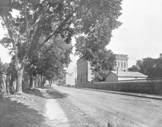 Sheffield Hall, Yale College, New Haven, Connecticut, VS, c1900