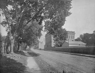 Sheffield Hall, Yale College, New Haven, Connecticut, ca. 1897