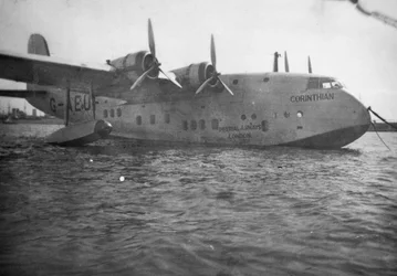 Korte Empire Vliegboot Corinthian, Alexandrië, Egypte, ca. 1938-1941