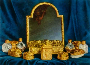 Verguld zilveren toiletservice, 1938