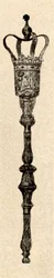 Zilveren knots gebruikt in het Virginia House of Burgesses, c1640-1770, 1937