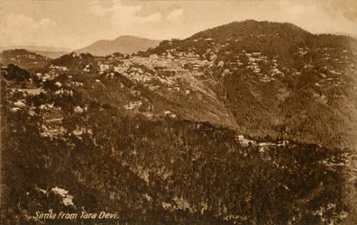 Simla vanaf Tara Devi, ca. 1918-ca. 1939