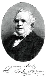 Sir John Brown, Britse industrieel, ca. 1880