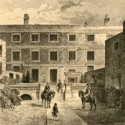 Huis van Sir R. Clayton, tuinzijde, 1897