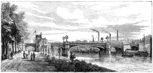 Skeldergate Brug, York. Noord-Yorkshire, 19e eeuw