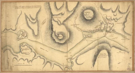Schets van Forts Clinton & Montgomery, bestormd op 6 oktober 1777 door de troepen onder bevel van Sir Henry Clinton, K.B., luitenant-generaal van H. Maj. troepen en opperbevelhebber van New York en zijn afhankelijkheden