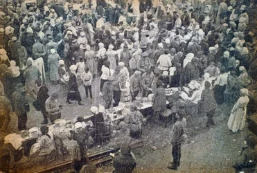 Smolensk Markt, Moskou, USSR, 1920s