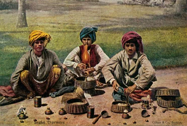 Slangenbezweerders, ca. 1910