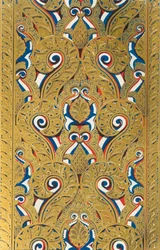 Plafond van een boog, Hof van de Visvijver, 1907