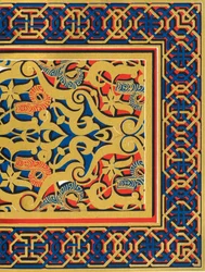 Plafond van de boog, ingang van de Hal van Abencerrages, 1907